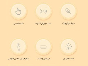 شارژر بی سیم و چراغ خواب رسی مدل RCW21
