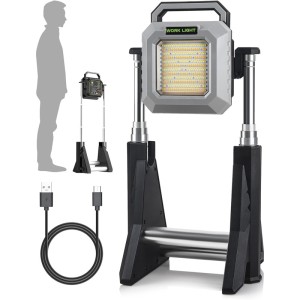 چراغ کار پایه دار شارژی ضدآب مدل YJ5805A