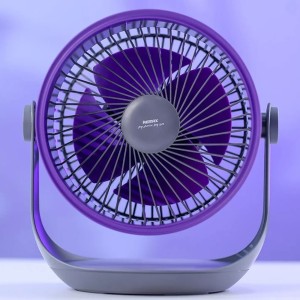 پنکه شارژی رومیزی و دیواری ریمکس مدل F27