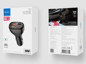 شارژر فندکی فست شارژ ماشین راک مدل C301