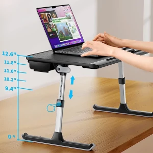 میز و پایه نگهدارنده لپ تاپ 16 تا 17 اینچ تاشو و قابل حمل سایجی مدل K7M