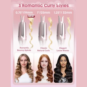 فر کننده مو شیگلم مدل Cupid's Charm با قطر 25 میلی متر