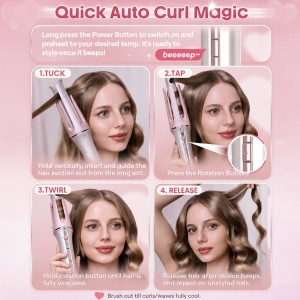 فر کننده مو شیگلم مدل Cupid's Charm قطر 32 میلی متر