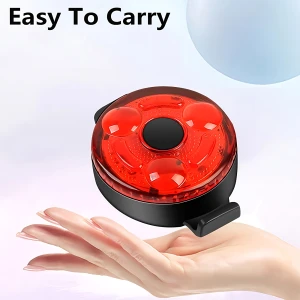 چراغ عقب شارژی ضدآب دوچرخه اسمایلینگ شارک مدل CWD400