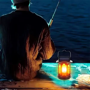 چراغ شارژی هوشمند کمپینگ اسمایلینگ شارک مدل LY8286