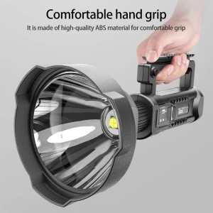 چراغ قوه شارژی و پاوربانک ضدآب اسمایلینگ شارک مدل W591P90