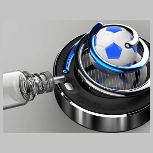 خوشبو کننده ماشین خورشیدی طرح توپ فوتبال چرخان مدل X2