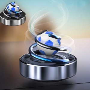 خوشبو کننده ماشین خورشیدی طرح توپ فوتبال چرخان مدل X2