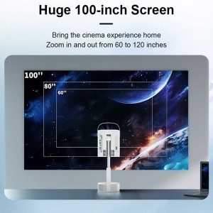 ویدئو پروژکتور پایه‌دار قابل حمل مدل TS9 PRO