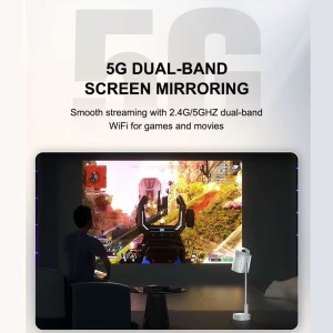 ویدئو پروژکتور پایه‌دار قابل حمل مدل TS9 PRO