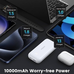 پاوربانک یوگرین مدل PB501 25189 ظرفیت 10000 میلی‌آمپر ساعت