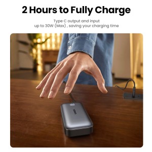 پاوربانک یوگرین مدل PB501 25189 ظرفیت 10000 میلی‌آمپر ساعت