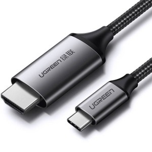 کابل تبدیل Type-C به HDMI یوگرین مدل MM142 50570 طول یک و نیم متر