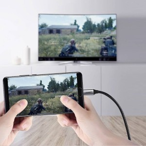 کابل تبدیل Type-C به HDMI یوگرین مدل MM142 50570 طول یک و نیم متر