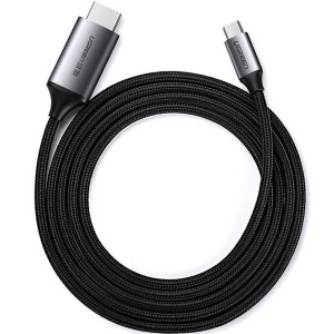 کابل تبدیل Type-C به HDMI یوگرین مدل MM142 50570 طول یک و نیم متر