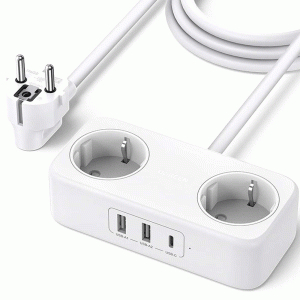 چندراهی برق دو سوکت یوگرین مدل CD28050683