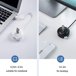 هاب 4 پورت USB یوگرین مدل CR106