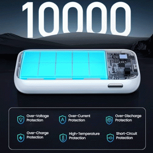پاوربانک یوگرین مدل PB502 25185 ظرفیت 10000 میلی‌آمپر ساعت