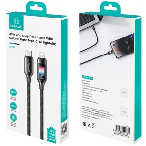 کابل آیفونی Type-C به Lightning یوسامز مدل SJ749
