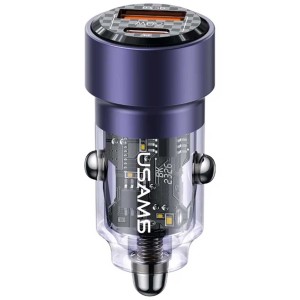شارژر فندکی فست شارژ ماشین یوسامز مدل USCC208 C39