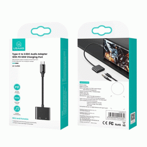 مبدل Type-C به Type-C یوسامز مدل USSJ598 AU15