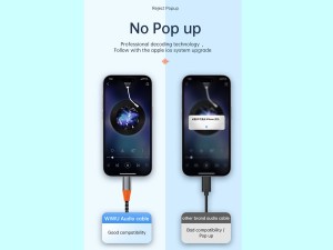 مبدل Lightning به Lightning درگاه صدا ویوو مدل LT08