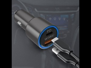 شارژر فندکی فست شارژ ماشین ویوو مدل PC100