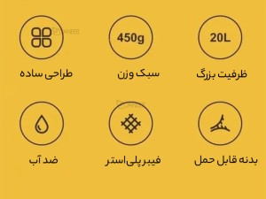 کوله پشتی مسافرتی شیائومی مدل 185116