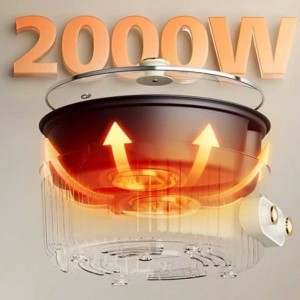 قابلمه چند منظوره برقی 6 لیتری 2000 وات درما شیائومی مدل DG50W