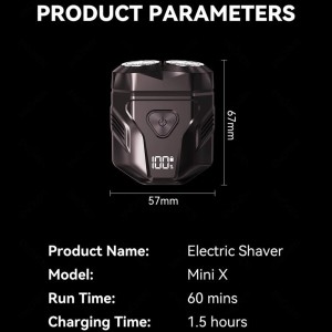 مینی ریش‌تراش شارژی مسافرتی انچن شیائومی مدل Mini X