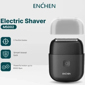 مینی ریش‌تراش شارژی مسافرتی ضدآب انچن شیائومی مدل MS002