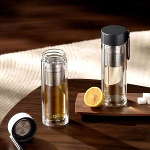 فلاسک شیشه‌ای دو لایه مسافرتی میجیا شیائومی مدل MJBLB01PL