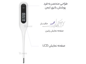 دماسنج و تب سنج دیجیتالی شیائومی مدل MMCW201
