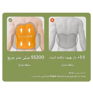 پشتی و ماساژور کمر قابل شارژ خودکار مدل RPP50