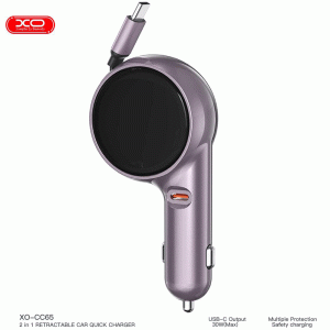 شارژر فندکی فست شارژ خودرو ایکس او مدل CC65