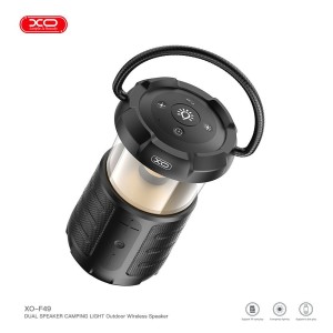 اسپیکر بلوتوثی و چراغ کمپینگ شارژی ایکس او مدل F49