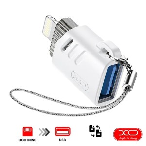 مبدل او تی جی آیفون USB به Lightning ایکس او مدل NB256A