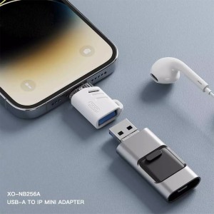 مبدل او تی جی آیفون USB به Lightning ایکس او مدل NB256A