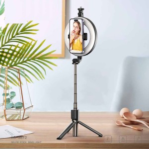 رینگ لایت و سه پایه گوشی 95 سانتی‌متری ایکس او مدل SS12