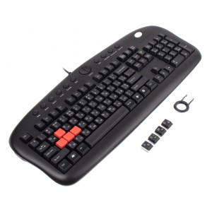 کیبورد گیمینگ با سیم ای فورتک مدل KB-28G