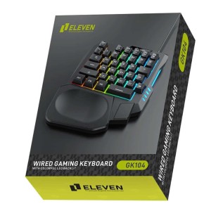 کیبورد گیمینگ با سیم الون مدل GK104 RGB