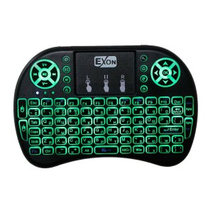 مینی کیبورد بی سیم اکسون مدل BACKLIT با حروف فارسی