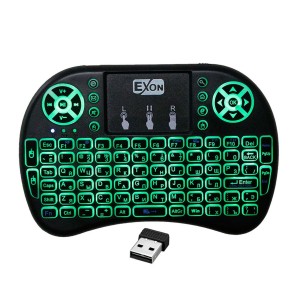 مینی کیبورد بی سیم اکسون مدل BACKLIT با حروف فارسی