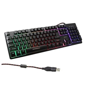 کیبورد گیمینگ با سیم اکسون مدل ZYG800 RGB