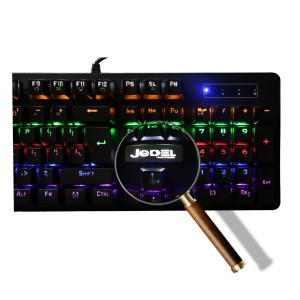 کیبورد گیمینگ مکانیکال با سیم جدل مدل KL89 RGB