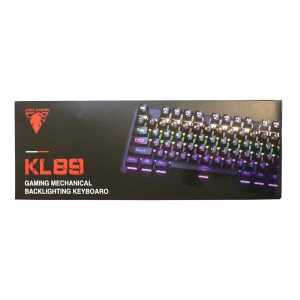 کیبورد گیمینگ مکانیکال با سیم جدل مدل KL89 RGB
