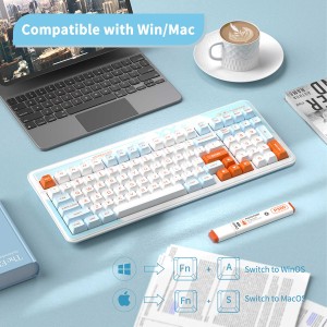 کیبورد گیمینگ مکانیکال بی سیم مدل KW99