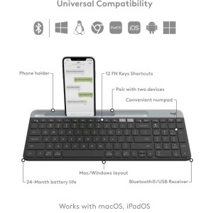 کیبورد بی سیم لاجیتک مدل K580