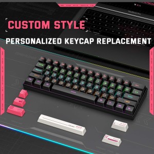 مینی کیبورد گیمینگ با سیم اونیکوما مدل G55 RGB
