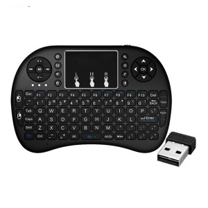 مینی کیبورد بی سیم همراه با تاچ پد مدل BACKLIT با حروف فارسی (جعبه باز)